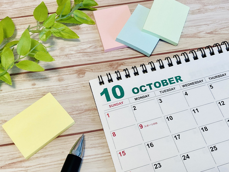 商品と施行日を決定